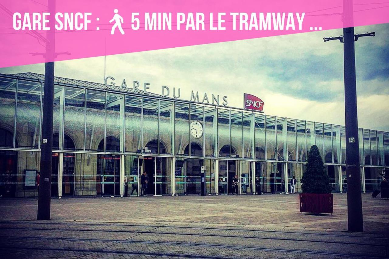 Апартаменты Tramway 12 Jaures Cosy Proche Gare Ле-Ман Экстерьер фото